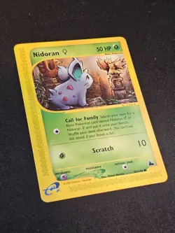 Pokemon TCG Nidoran 81 Skyridge Mint Near Mint (non-holo) - Image 2