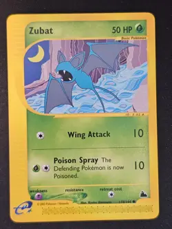 Pokemon TCG Zubat 118 Skyridge Mint Near Mint (non-holo) - Image 1