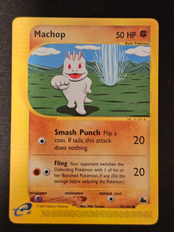 Pokemon TCG Machop 74 Skyridge Mint Near Mint (non-holo) - Image 1