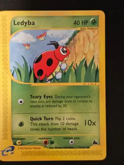 Pokemon TCG Ledyba 72 Skyridge Mint Near Mint (non-holo) - Image 1