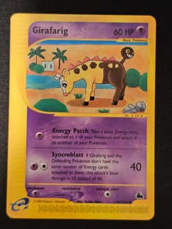Pokemon TCG Girafarig 58 Skyridge Mint Near Mint (non-holo) - Image 1