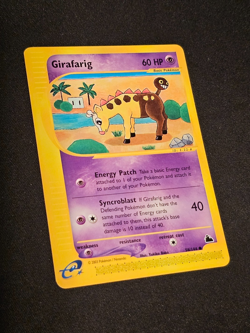 Pokemon TCG Girafarig 58 Skyridge Mint Near Mint (non-holo) - Image 2