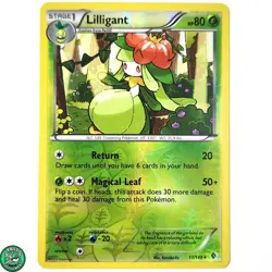 Pokemon TCG Lilligant 17/149 Boundaries Crossed Reverse Holo LP Light Play - Image 1