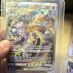 Pokemon Mewtwo VSTAR 31/78 Pokemon GO Ultra Rare Holo Psychic HP 280 - Image 1