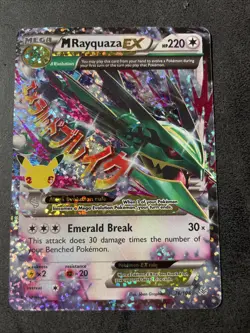 Pokemon TCG M Rayquaza EX Celebrations Classic Collection Holo 76/108 NM - Image 1