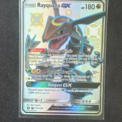 Rayquaza GX (Full Art Promo) 177A/168 Alternate Art Holo English 2019 HP 180 - Image 1