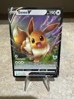 Eevee V (Eevee Stamped) SWSH065 Promo Battle Academy 2022 Holo Near Mint - Image 1