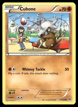 Cubone 77/162 Common BREAKthrough Pokemon Lightly Played - Image 1