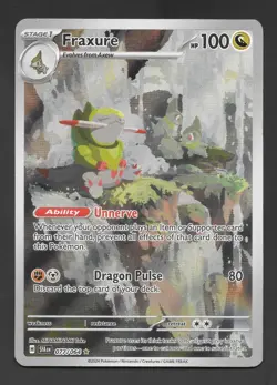 Near Mint Fraxure 77/99 - Pokemon TCG Scarlet & Violet Shrouded Fable - Image 1