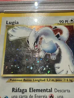 PSA 3 Very Good Lugia HOLO SPANISH Pokemon Neo Genesis WOTC SWIRL!! NICE 3 - Image 3