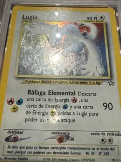 PSA 3 Very Good Lugia HOLO SPANISH Pokemon Neo Genesis WOTC SWIRL!! NICE 3 - Image 4