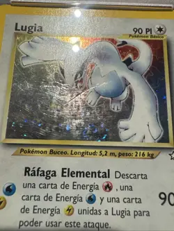 PSA 3 Very Good Lugia HOLO SPANISH Pokemon Neo Genesis WOTC SWIRL!! NICE 3 - Image 5