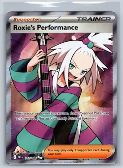 Roxie's Performance 112/086 Ultra Rare Chaos Rising Pokemon Holo Near Mint - Image 1