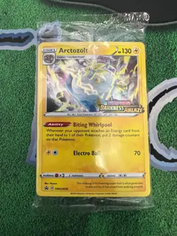 Pokemon SEALED Arctozolt SWSH036 SWSH Darkness Ablaze Prerelease Promo Pack!! - Image 1
