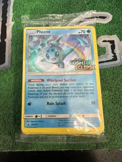 Pokemon SEALED Phione SM220 Cosmic Eclipse Prerelease Build & Battle Promo Pack! - Image 1
