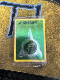 Pokemon League Promo Grass Energy Pack February 2002 WOTC SEALED!! - Image 1