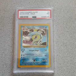 1999 Pokemon Base Set 6/102 Gyarados Holo Rare PSA 7 NEAR MINT - Image 1