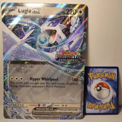 Pokemon Lugia EX 082/131 Oversize Jumbo Prismatic Evolutions Stamped Near Mint - Image 1
