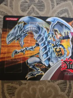 Yu-Gi-Oh Seto Kaiba Classic Rubber Playmat Light Use-XYZ Blue-Eyes White Dragon - Image 2