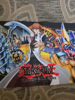 Yu-Gi-Oh Seto Kaiba Classic Rubber Playmat Light Use-XYZ Blue-Eyes White Dragon - Image 3