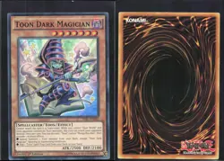 TOON DARK MAGICIAN TDIL-EN032 SR THE DARK ILLUSION YU-GI-OH 1ST EDITION LP - Image 1