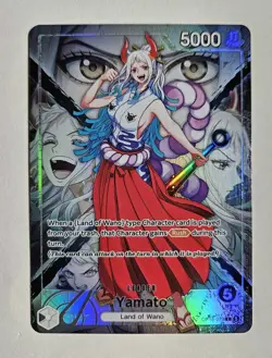 Yamato (Alternate Art) OP16-079 leader- The Time of Battle - One PIECE NM/ENG - Image 1
