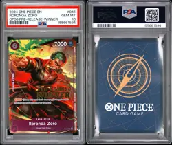 One Piece CCG Roronoa Zoro Pre-Release Winner Promo P-045 PSA 10 Gem Mint - Image 3