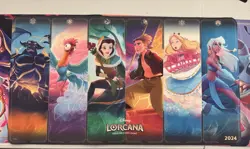Official 2024 Disney Lorcana Convention Playmat Play Mat Used - Image 1