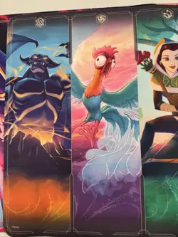 Official 2024 Disney Lorcana Convention Playmat Play Mat Used - Image 2
