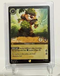 Disney Lorcana TCG Dale Ready for His Shot The First Chapter 22/204 EN Foil - Image 1