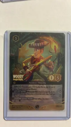 Woody Jungle Guide Foil Promo - Set Champs - Disney Lorcana - Image 1