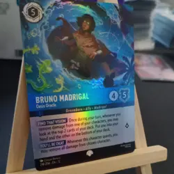 Bruno Madrigal - Oasis Oracle - 218/204 - Epic Disney Lorcana Wilds Unknown - Image 2