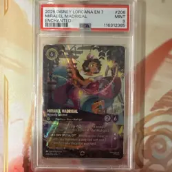 2025 Disney Lorcana Mirabel Madrigal Enchanted Archazia’s Island PSA 9 206/204 - Image 2