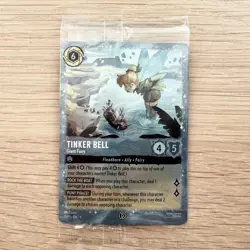 Disney Lorcana - Tinker Bell Giant Fairy 11/P3 Promo Glimmer Foil - SEALED - Image 2