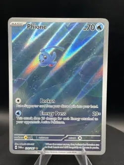 Pokemon Phione 175/167 Twilight Masquerade Illustration Rare Holo NM - Image 1