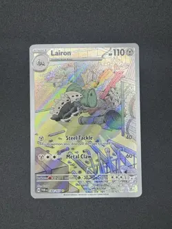 Pokemon TCG Lairon Card Twilight Masquerade 184/167 - Image 1