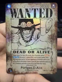 Portgas D. Ace OP13-119 (Wanted Poster) Carrying On His Will One Piece Card Game - Image 1
