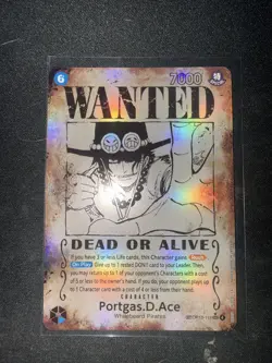 Portgas D. Ace OP13-119 (Wanted Poster) Carrying On His Will One Piece Card Game - Image 4