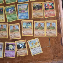 Nintendo 1999 Pokemon TCG 42 Card Lot Base Set 2 Common Uncommon - Image 4
