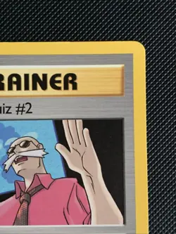 Pokemon TCG Blaine’s Quiz #2 111/132 Gym Challenge WOTC Vintage Trainer Card - Image 3