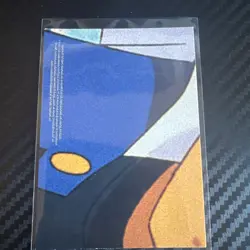 1999 Topps Pokemon Movie Meowth Team Rocket Puzzle Sticker Card Blue Logo - Image 4