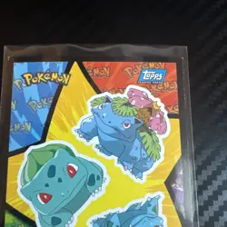 1999 Topps Pokemon Movie Sticker Cards Bulbasaur / Ivysaur / Venusaur Pk002425 - Image 5