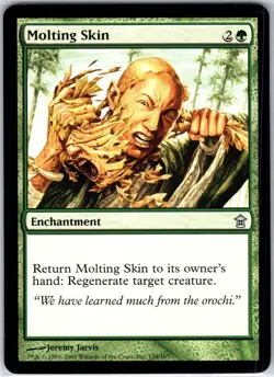 Molting Skin 138 U Saviors of Kamigawa Magic the Gathering MTG LP - Image 1