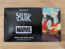 MTG: Secret Lair x Spider-Man: Heroic Deeds (Rainbow Foil) Sealed - Image 1