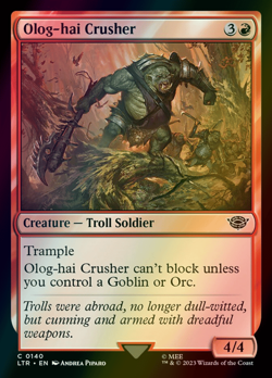 MTG Olog-hai Crusher Foil ** The Lord of the Rings ** English (NM) - Image 1