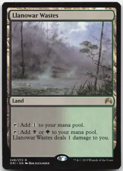Llanowar Wastes - Magic Origins - Rare - Magic: The Gathering - Image 1