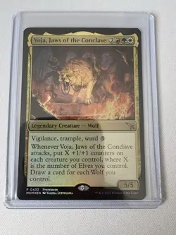 MTG Magic the Gathering Foil Voja Jaws of the Conclave Near Mint Condition - Image 1