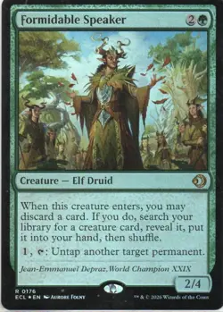 MTG: Lorwyn Eclipsed: Foil Formidable Speaker: Lightly Played Condition - Image 1