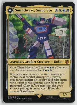 Soundwave, Sonic Spy LP 14 Universes Beyond: Transformers Magic: The Gathering - Image 1