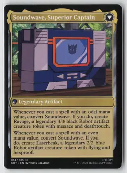 Soundwave, Sonic Spy LP 14 Universes Beyond: Transformers Magic: The Gathering - Image 2